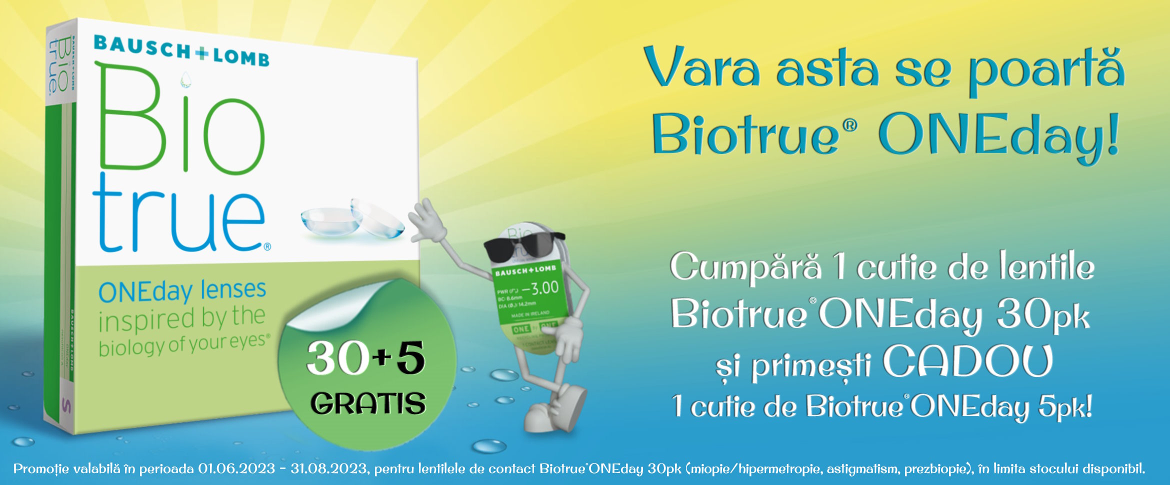 Promotie 30 + 5 gratis - Biotrue ONEday